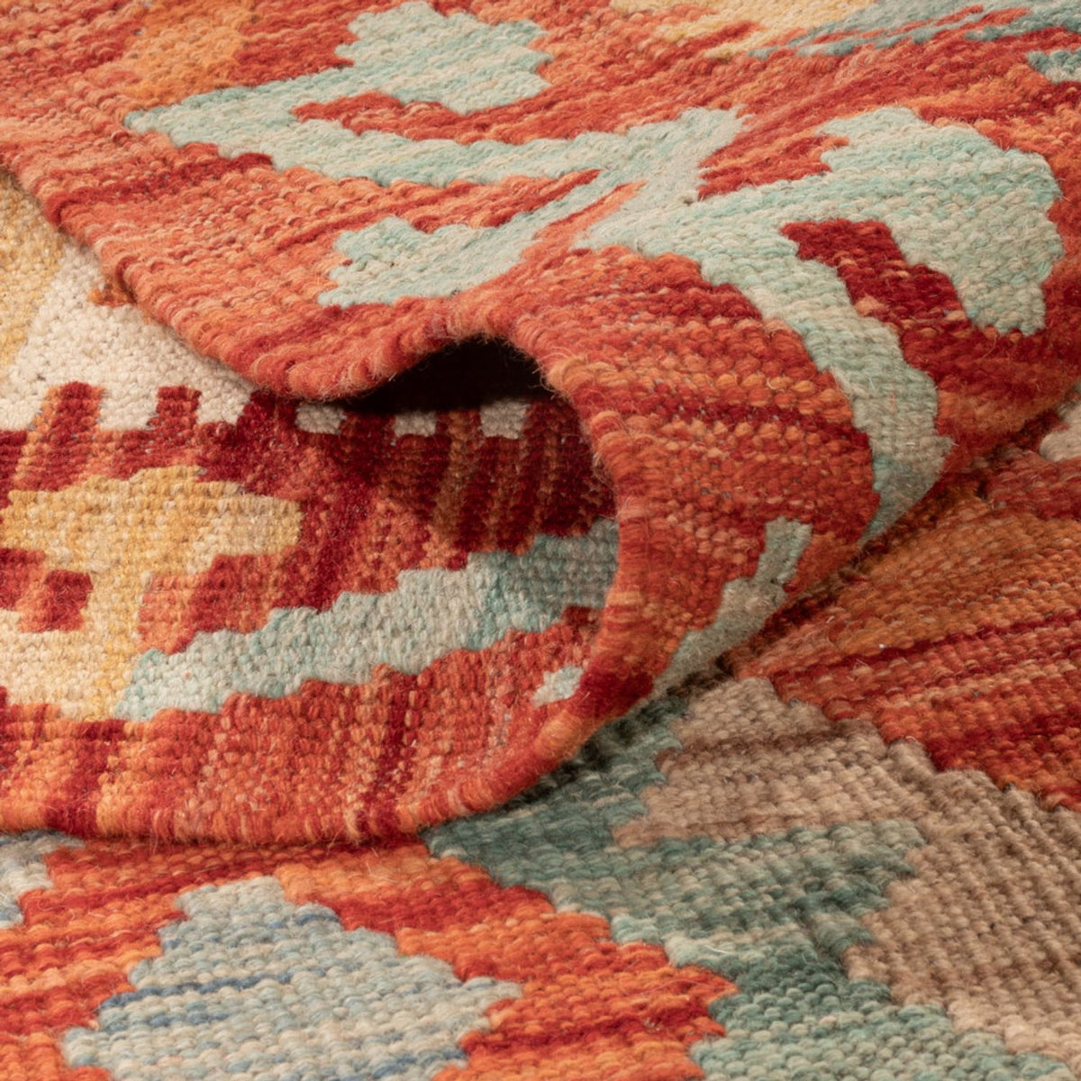 Kelim Rug - Splash - 291 x 201 cm - multicolored