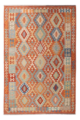 Kelim Rug - Splash - 292 x 198 cm - multicolored