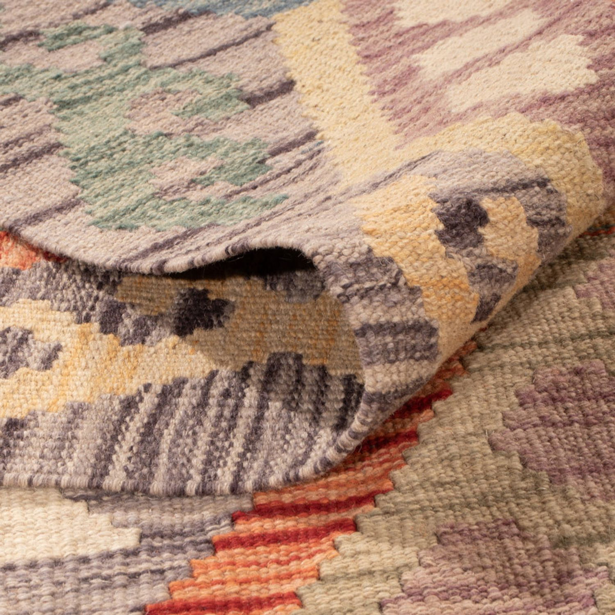 Kelim Rug - Splash - 296 x 205 cm - multicolored