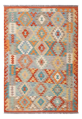 Kelim Rug - Splash - 187 x 129 cm - multicolored