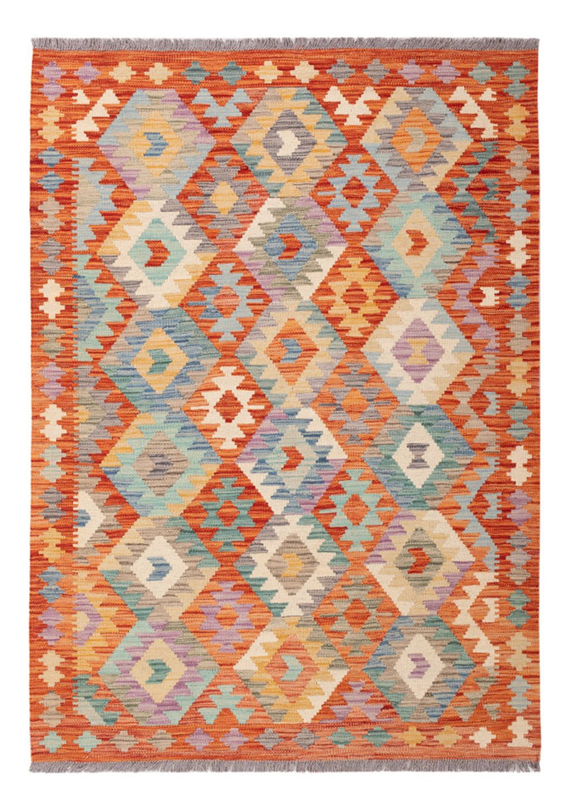 Kelim Rug - Splash - 175 x 124 cm - multicolored