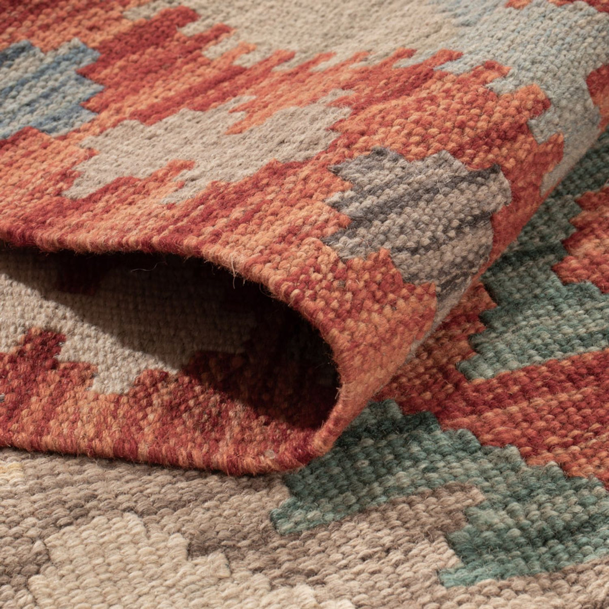 Kelim Rug - Splash - 175 x 124 cm - multicolored