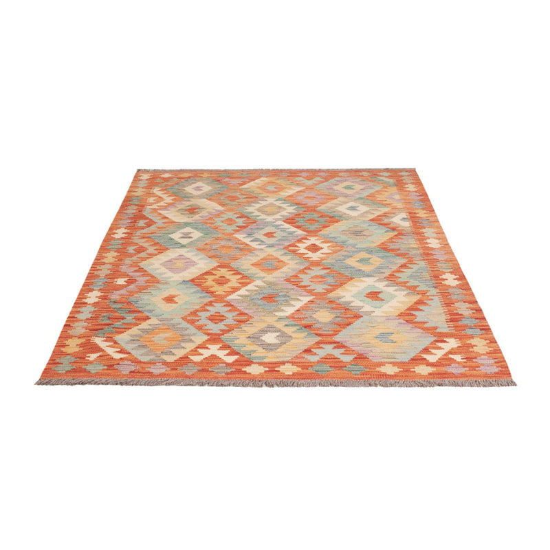 Kelim Rug - Splash - 175 x 124 cm - multicolored