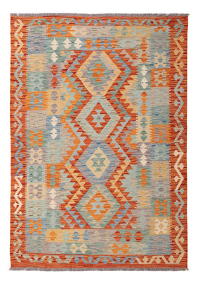Kelim Rug - Splash - 191 x 130 cm - multicolored