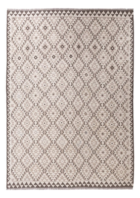 Kelim Rug - Splash - 291 x 208 cm - light grey