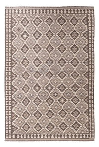 Kelim Rug - Splash - 293 x 198 cm - light grey