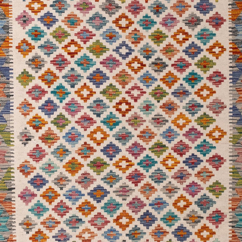 Kelim Rug - Splash - 301 x 203 cm - multicolored