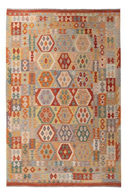 Kelim Rug - Splash - 305 x 200 cm - multicolored
