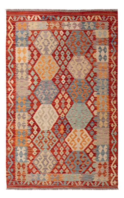 Kelim Rug - Splash - 201 x 127 cm - multicolored