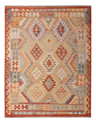 Kelim Rug - Splash - 170 x 132 cm - multicolored