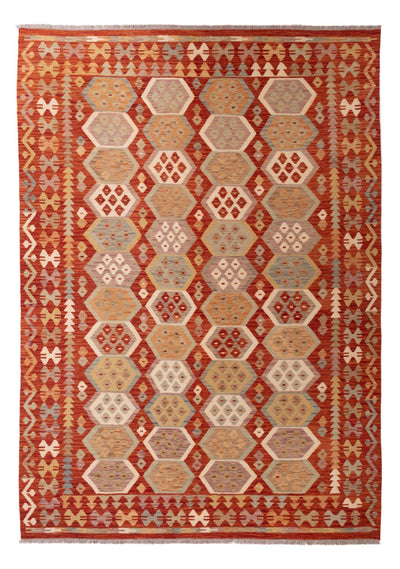 Kilim Maimana Rug 203x289cm - Wool Rug - multicolored