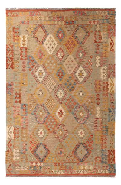 Kilim Maimana Rug 199x301cm - Wool Rug - multicolored