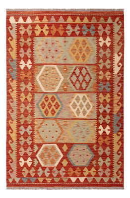 Kelim Rug - Splash - 185 x 122 cm - multicolored