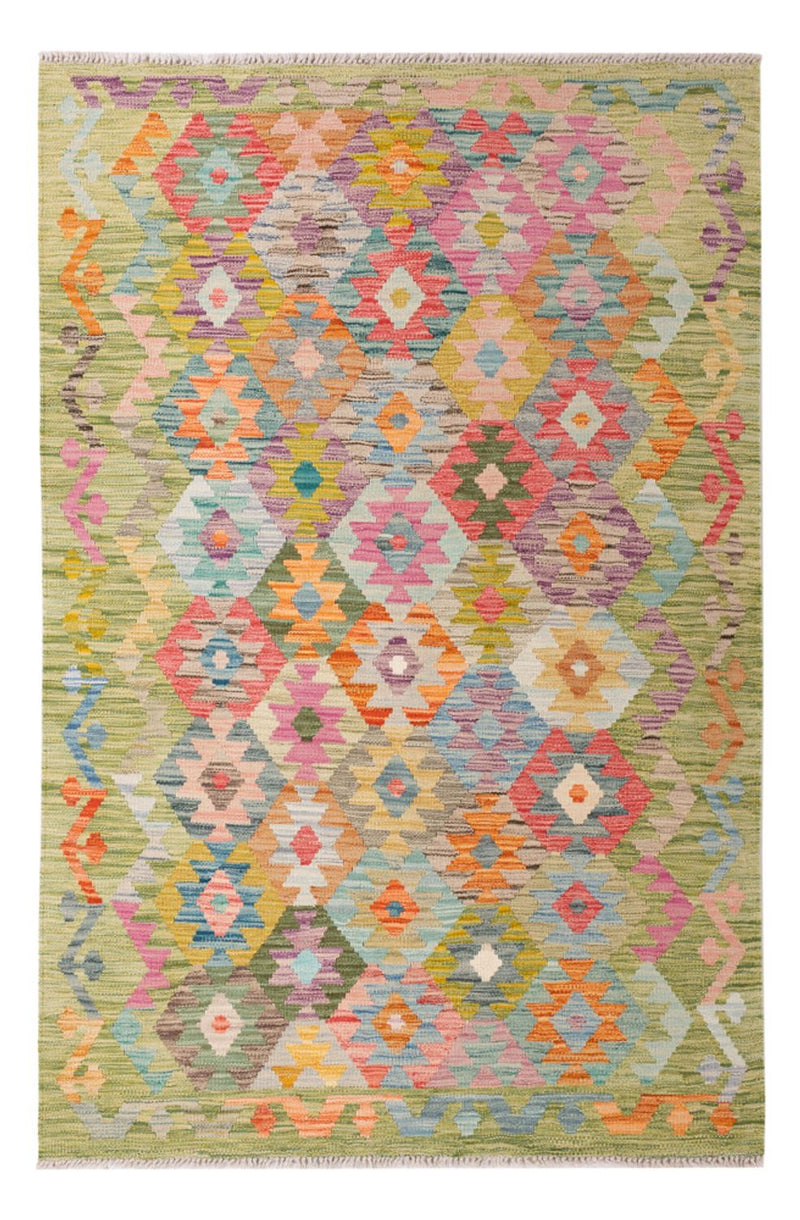 Kelim Rug - Splash - 181 x 120 cm - multicolored