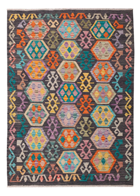 Kelim Rug - Splash - 180 x 127 cm - multicolored