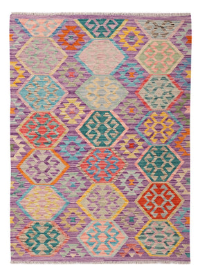 Kelim Rug - Splash - 173 x 124 cm - multicolored