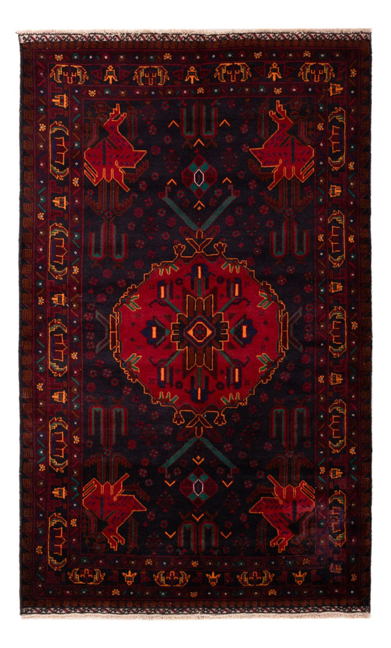 Belutsch Rug - 207 x 127 cm - dark red