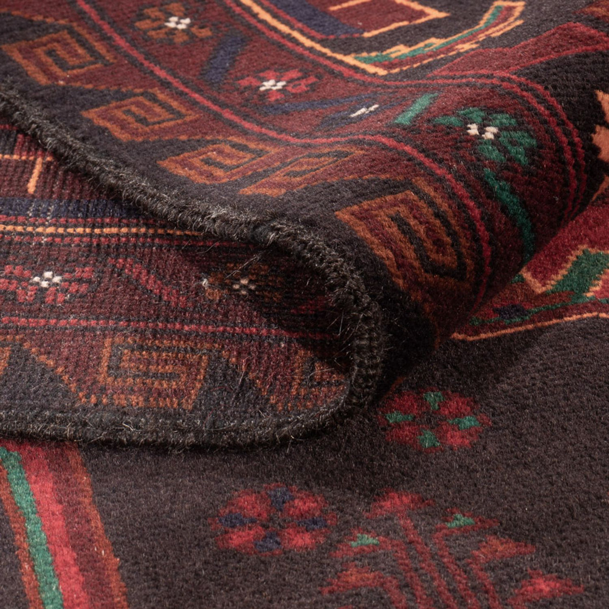 Belutsch Rug - 207 x 127 cm - dark red