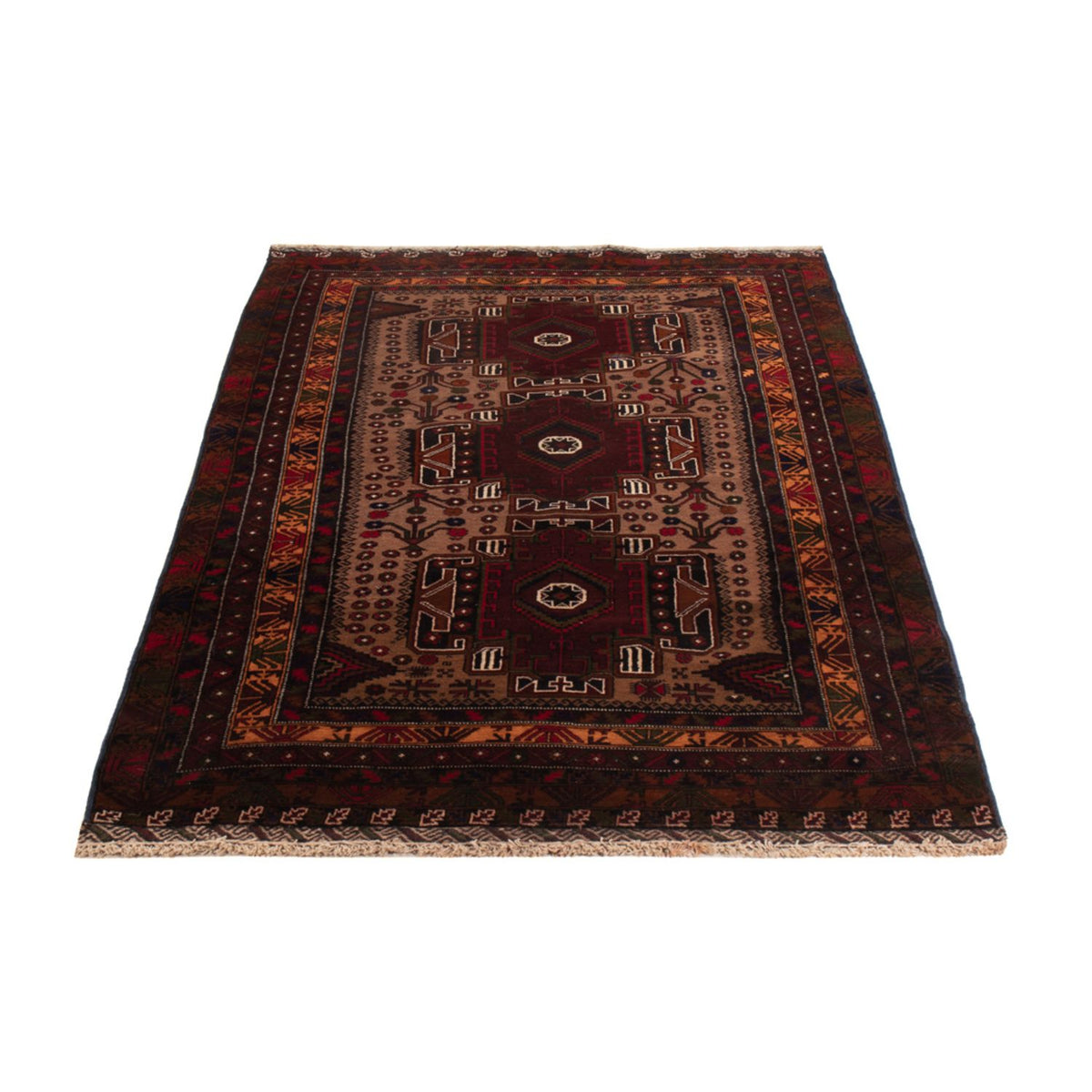 Runner Belutsch Rug - 209 x 107 cm - rust