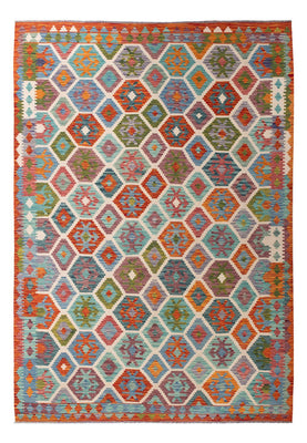 Kelim Rug - Splash - 296 x 204 cm - multicolored