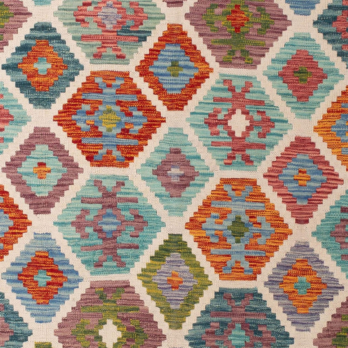 Kelim Rug - Splash - 296 x 204 cm - multicolored