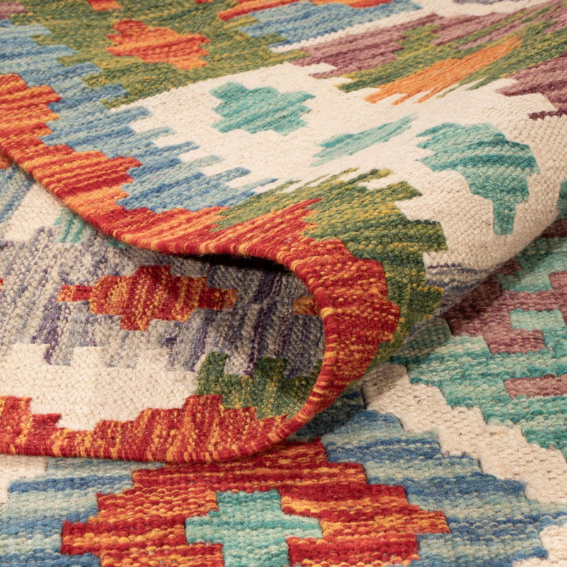 Kelim Rug - Splash - 296 x 204 cm - multicolored