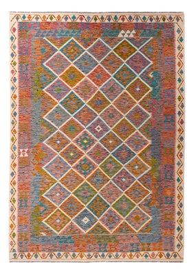 Kelim Rug - Splash - 290 x 200 cm - multicolored