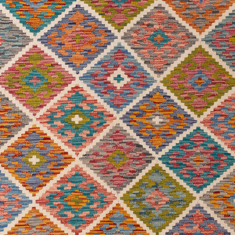 Kelim Rug - Splash - 290 x 200 cm - multicolored