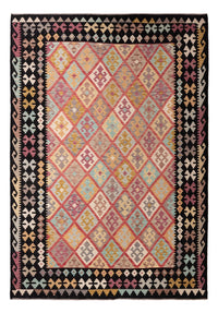 Kelim Rug - Splash - 299 x 206 cm - multicolored