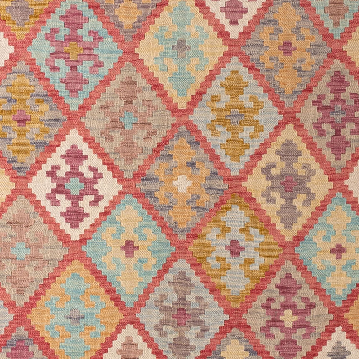 Kelim Rug - Splash - 299 x 206 cm - multicolored