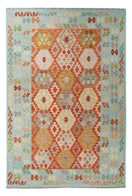 Kelim Rug - Splash - 305 x 195 cm - multicolored