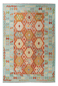 Kelim Rug - Splash - 305 x 195 cm - multicolored
