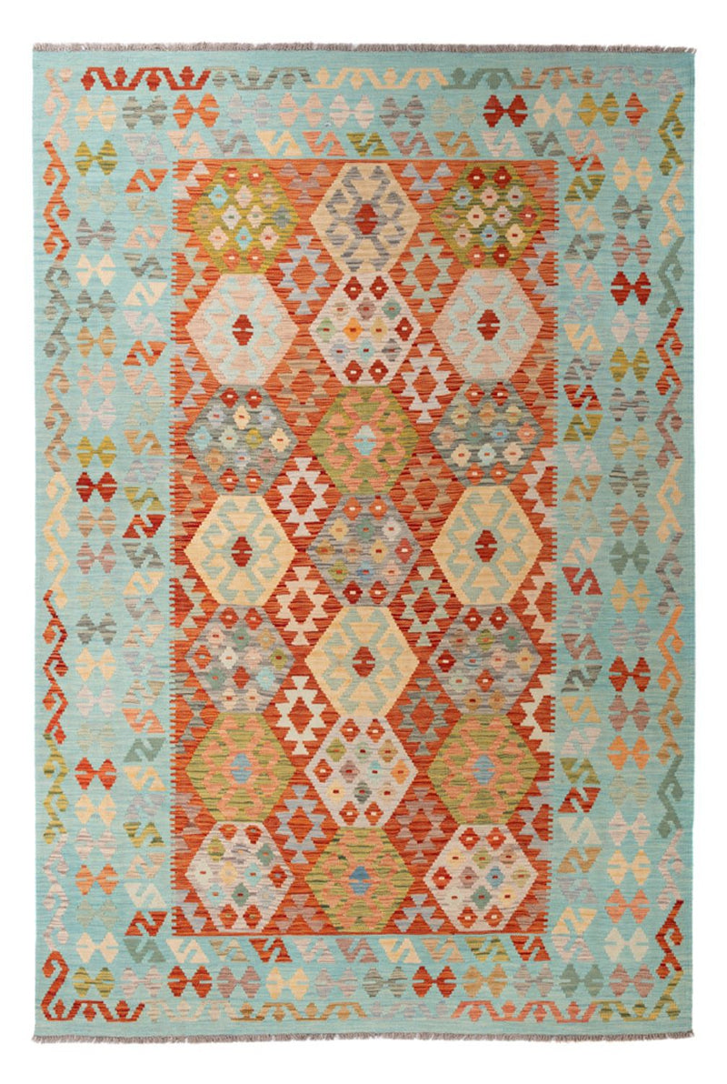 Kelim Rug - Splash - 305 x 195 cm - multicolored