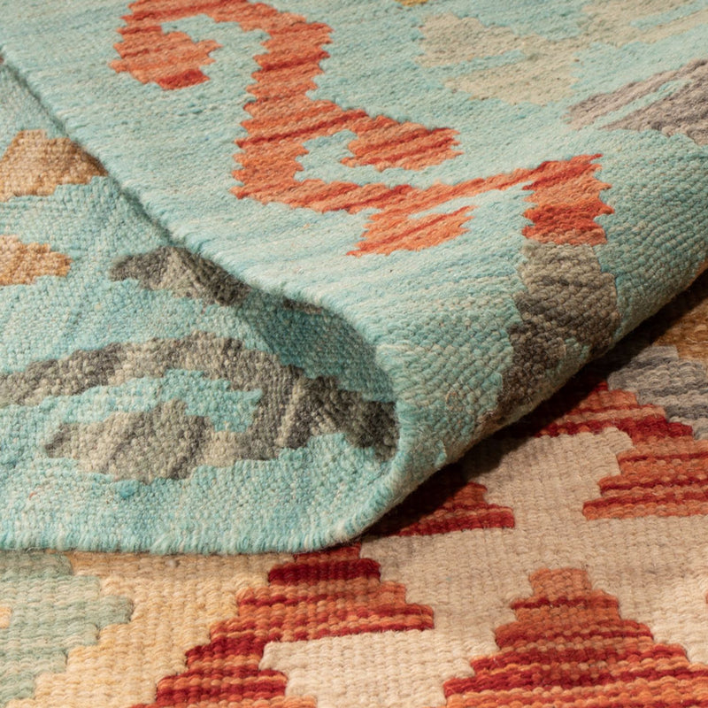 Kelim Rug - Splash - 305 x 195 cm - multicolored