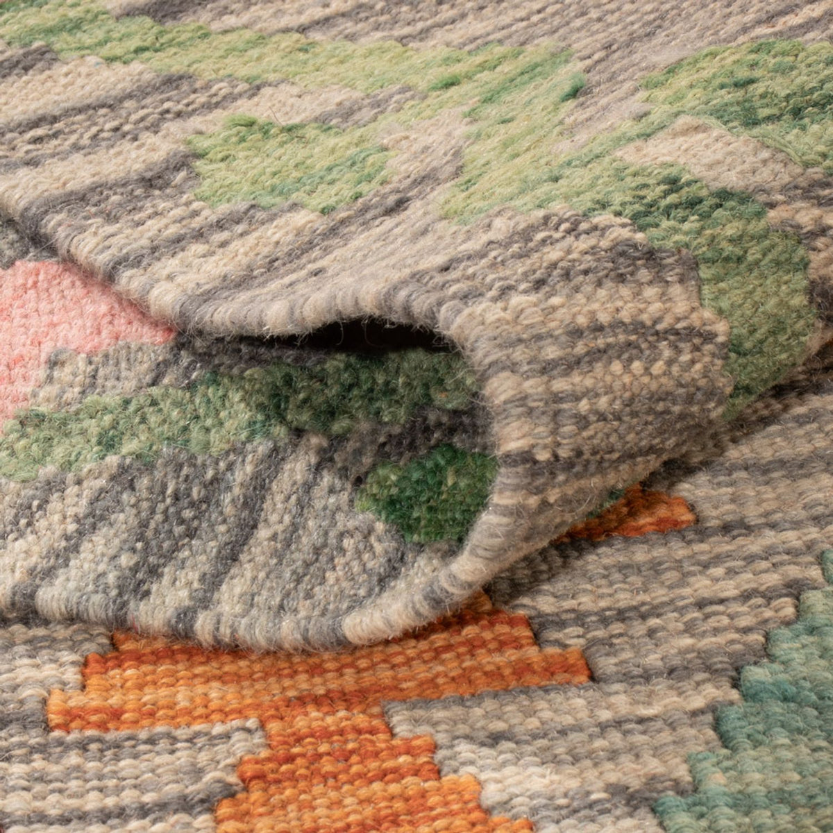 Kelim Rug - Splash - 294 x 202 cm - multicolored