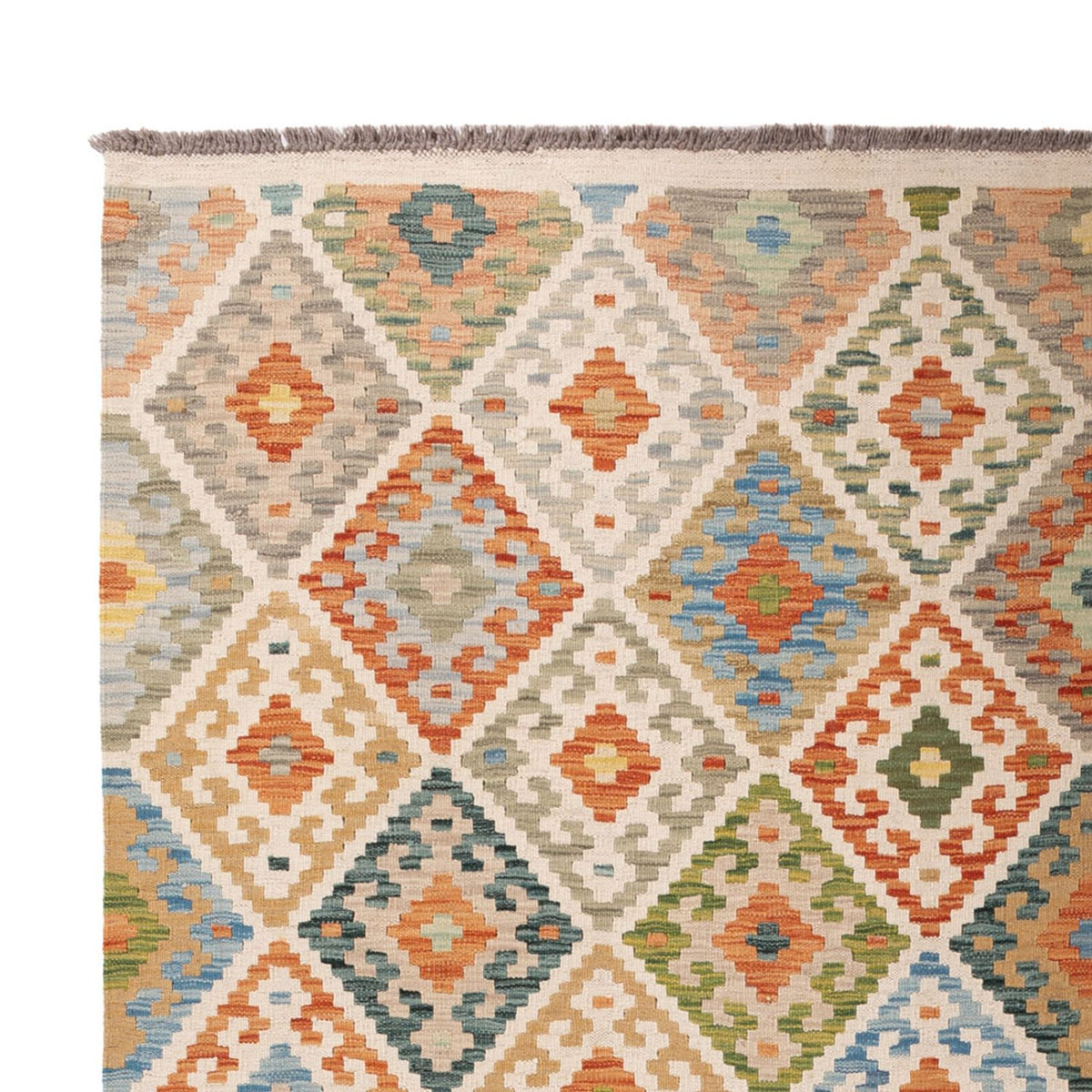 Kelim Rug - Splash - 299 x 206 cm - multicolored