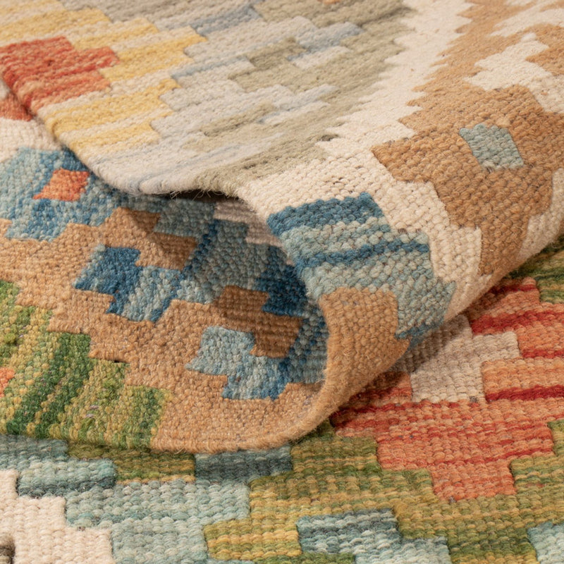 Kelim Rug - Splash - 299 x 206 cm - multicolored