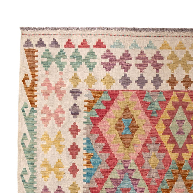 Kelim Rug - Splash - 300 x 201 cm - multicolored