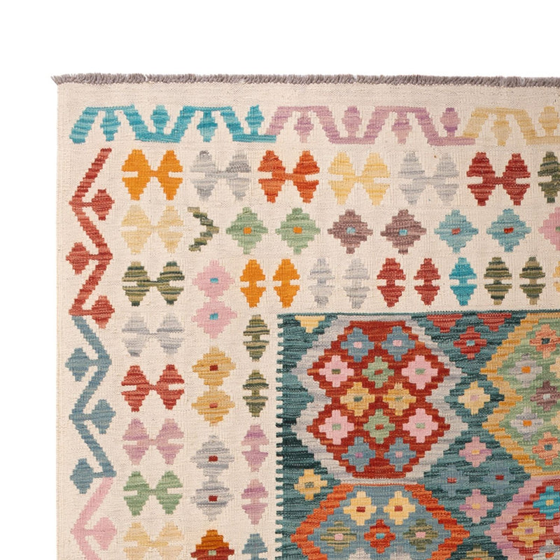 Kelim Rug - Splash - 294 x 206 cm - multicolored