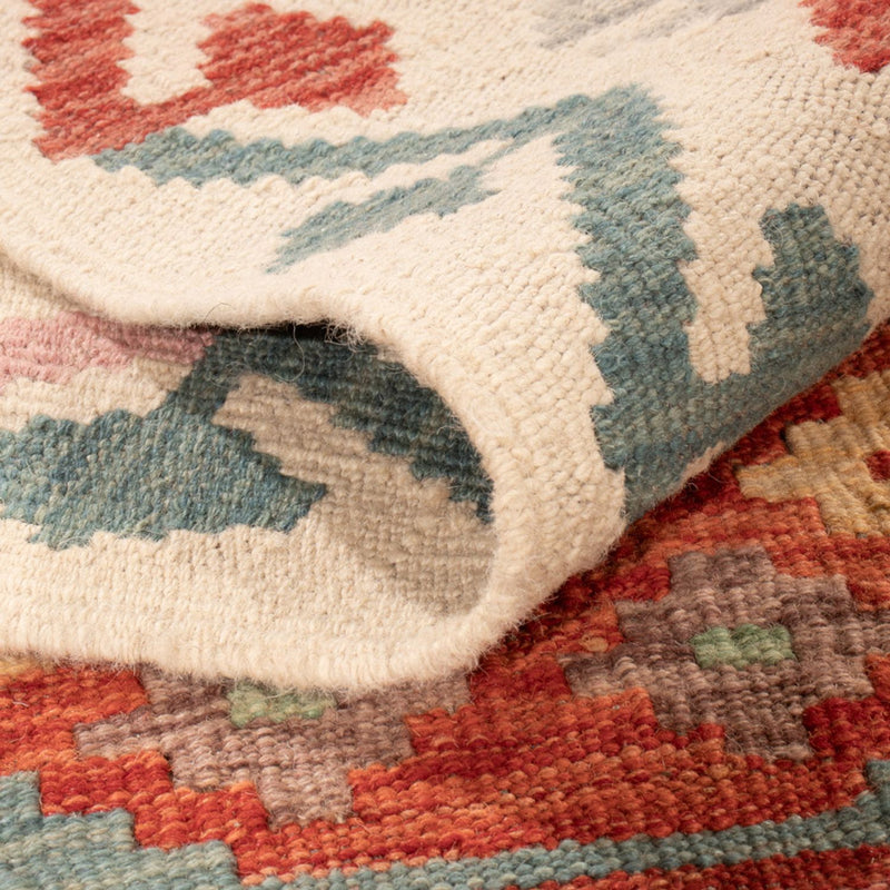 Kelim Rug - Splash - 294 x 206 cm - multicolored