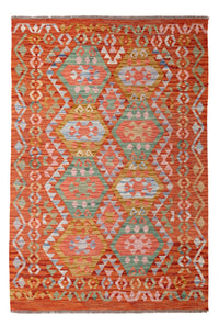 Kelim Rug - Splash - 177 x 118 cm - multicolored