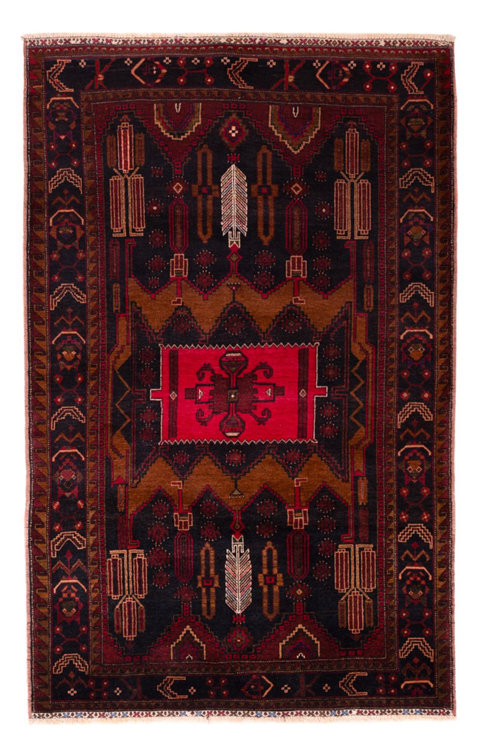 Belutsch Rug - 195 x 119 cm - multicolored