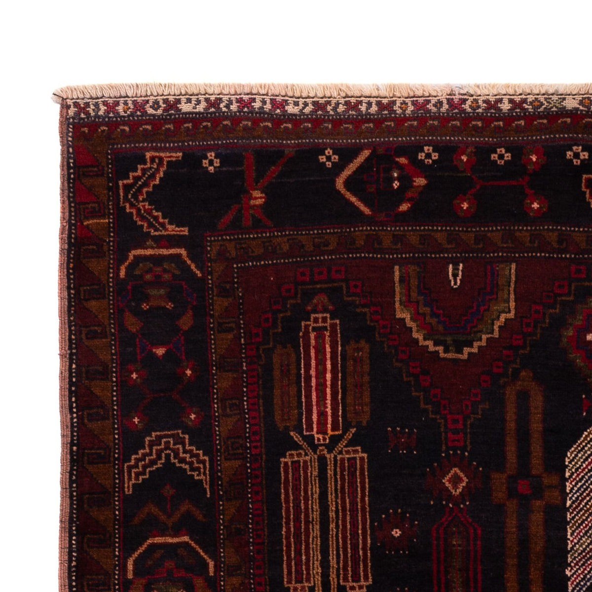 Belutsch Rug - 195 x 119 cm - multicolored