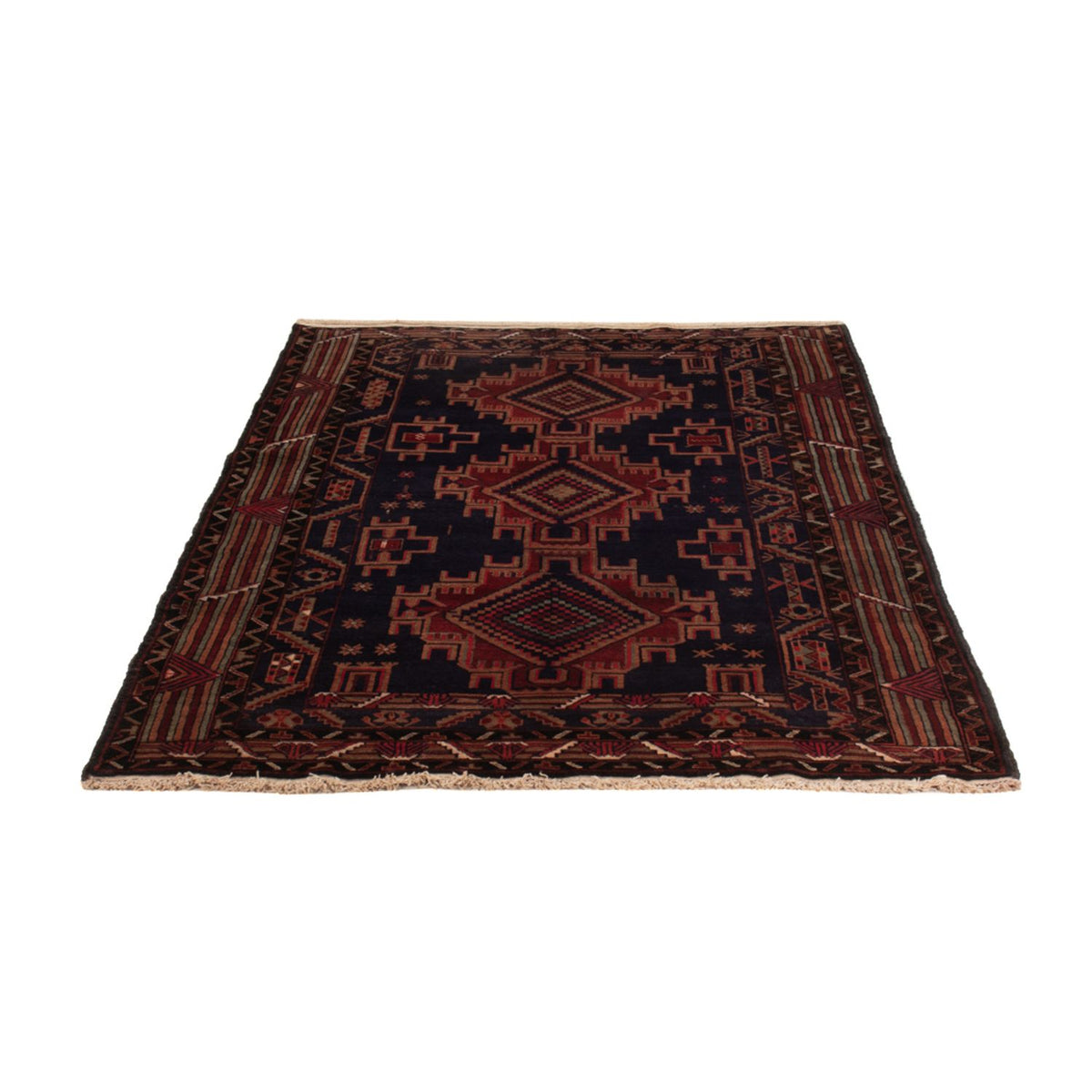 Belutsch Rug - 200 x 122 cm - dark red