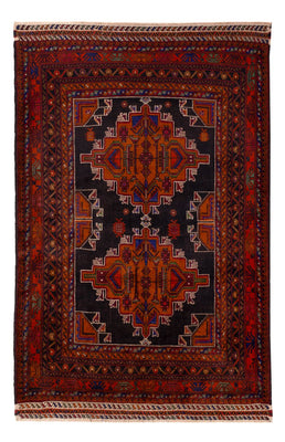 Belutsch Rug - 193 x 130 cm - dark red