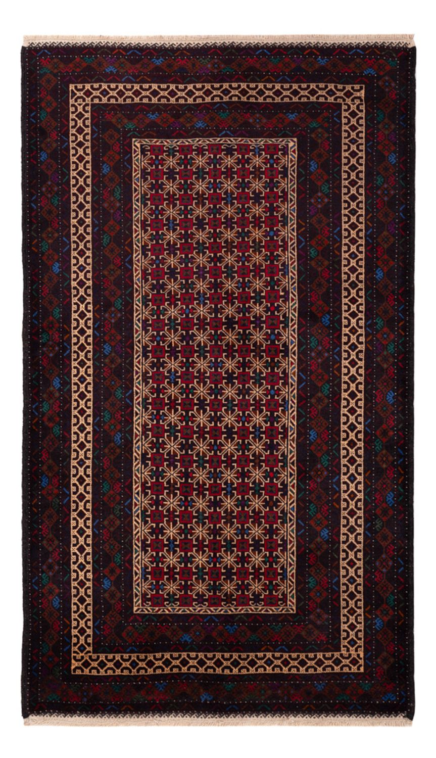 Runner Belutsch Rug - 200 x 114 cm - dark red