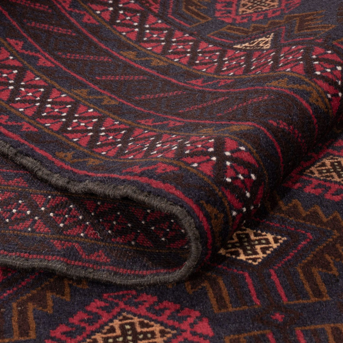 Belutsch Rug - 194 x 122 cm - dark red