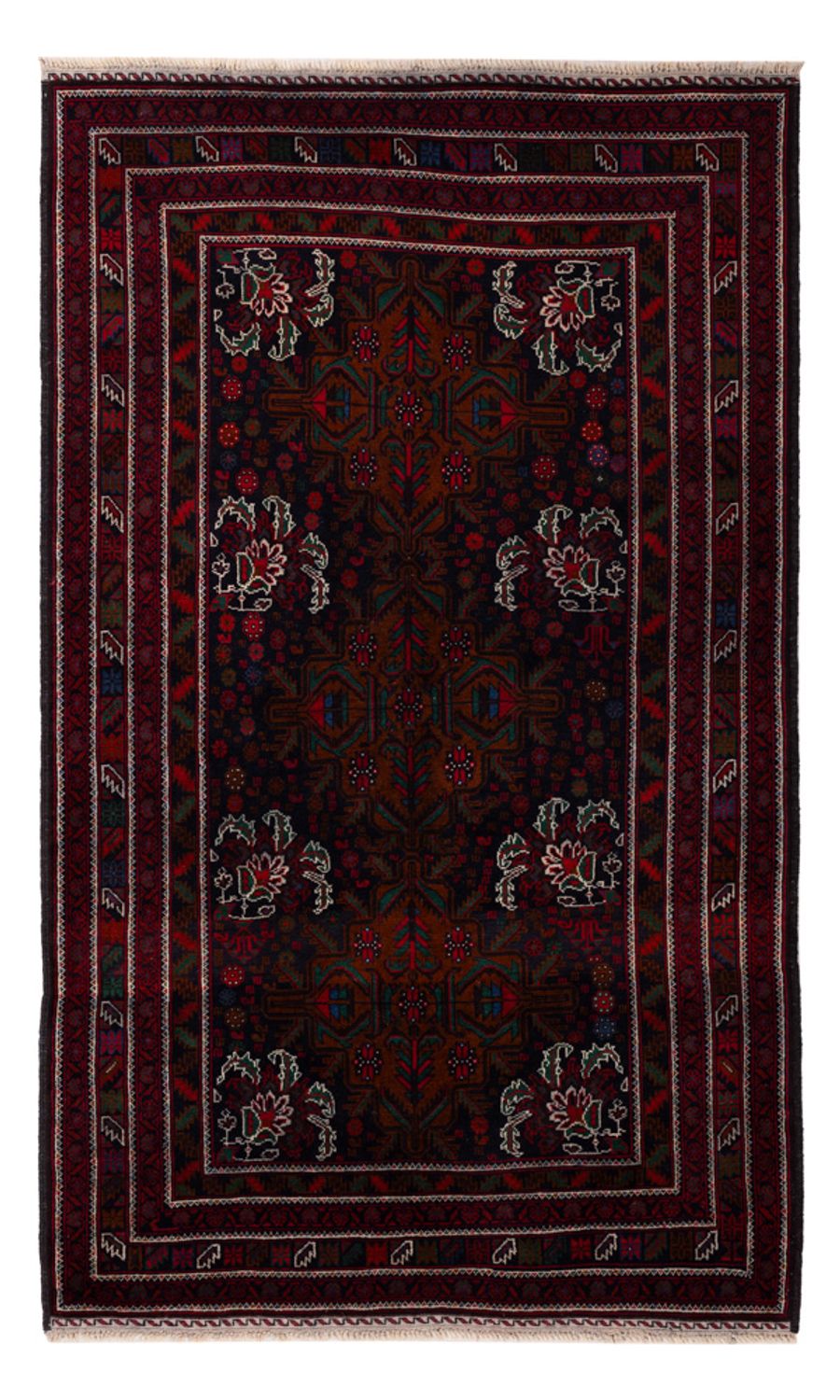 Belutsch Rug - 202 x 119 cm - dark red