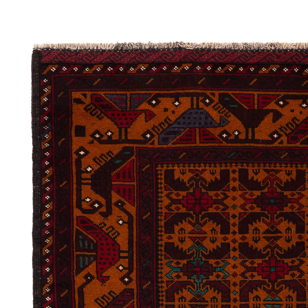 Belutsch Rug - 190 x 126 cm - dark red