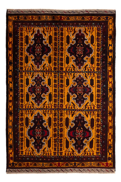 Belutsch Rug 126x185cm - Oriental Rug - beige